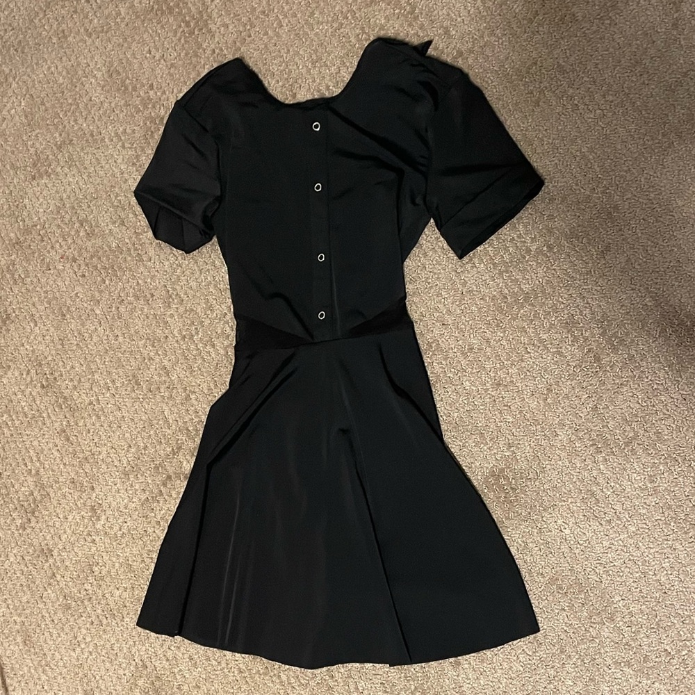 Black Weissman Waist Tight Dress Small Adult